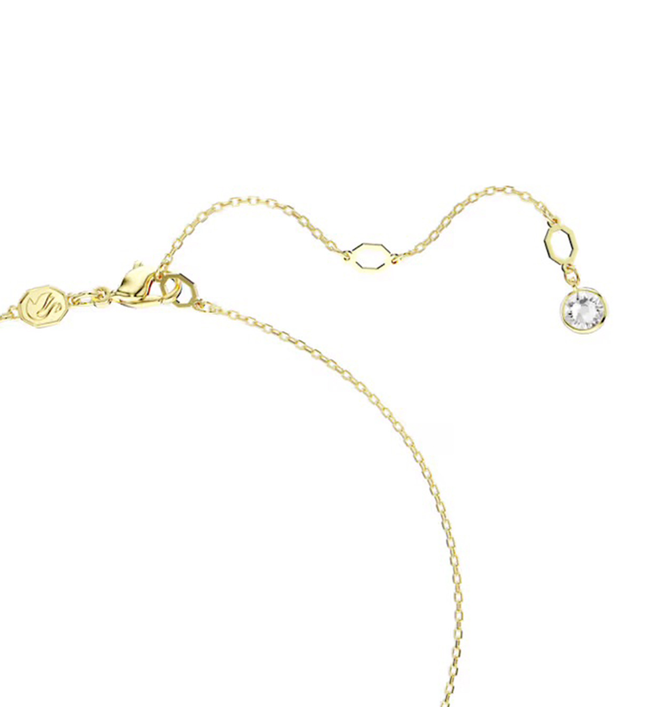 Sublima Pendant White, Gold-Tone Plated White