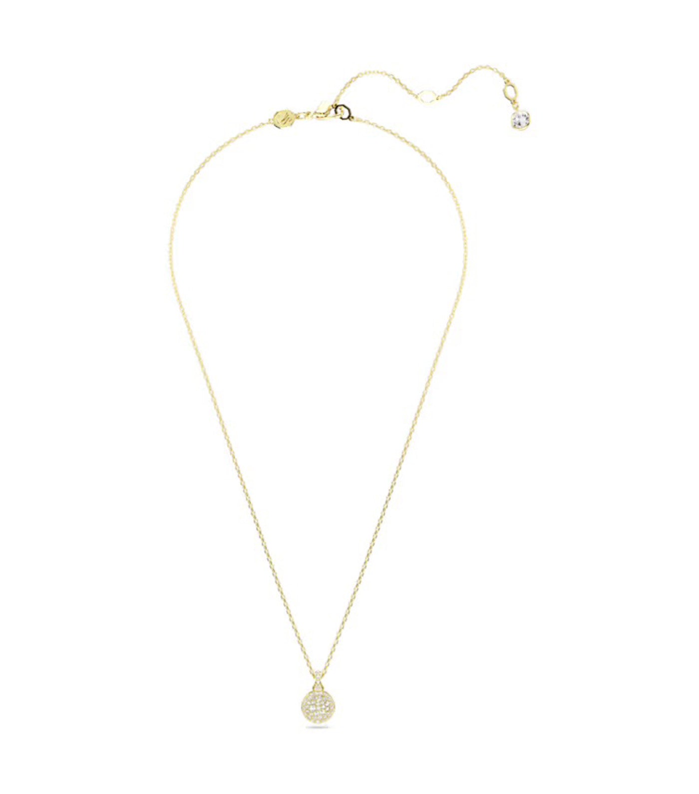Sublima Pendant White, Gold-Tone Plated White