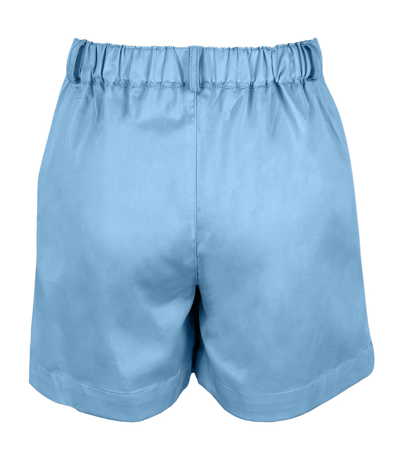 Lyam Boys Collared Shirt with Smock Detail Shorts Set Light Blue