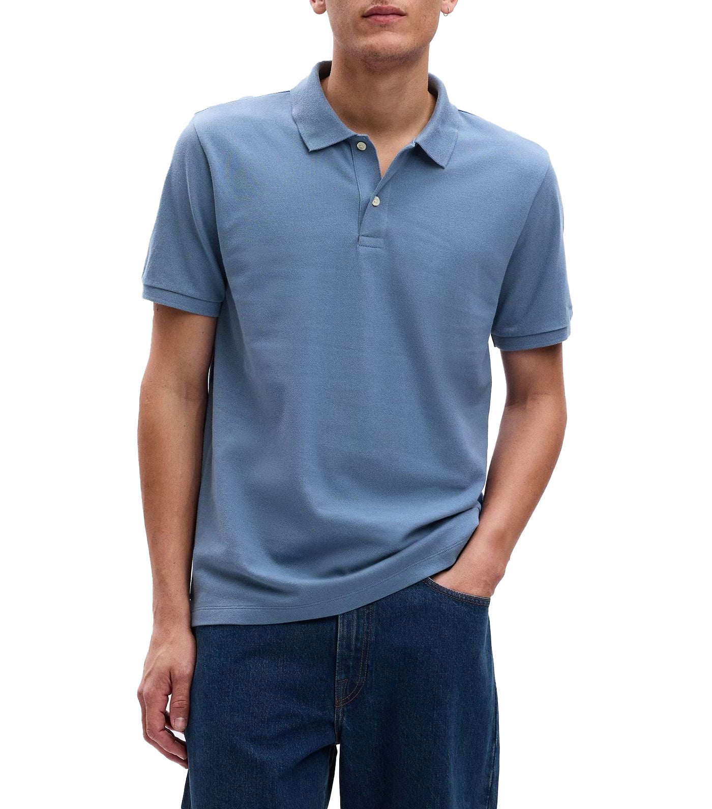 All Day Pique Polo Shirt Bainbridge Blue