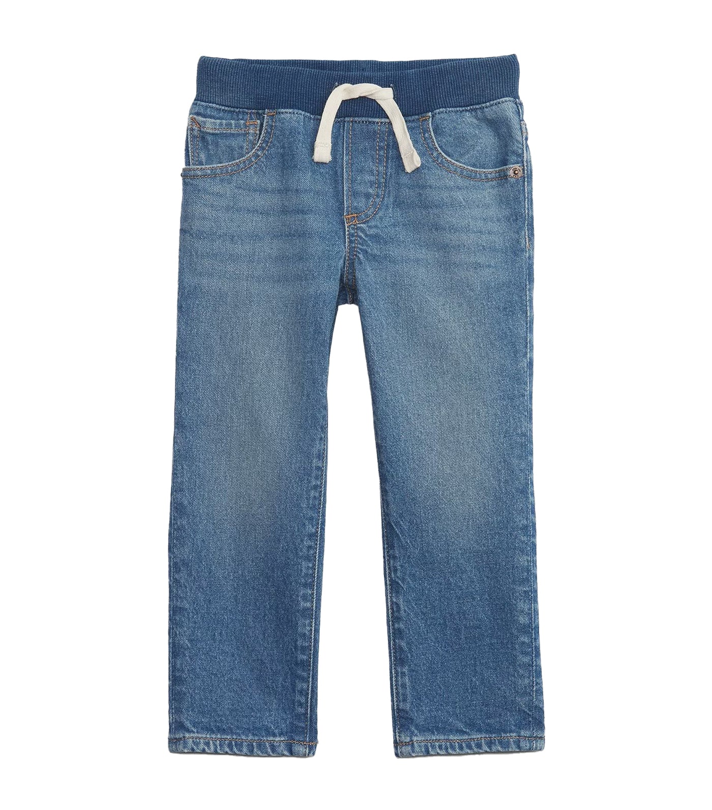 Toddler Slim Pull-On Jeans with Washwell Medium Wash