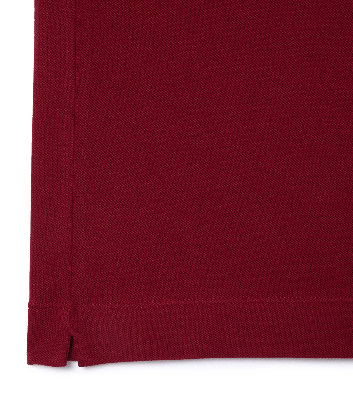 Men's Lacoste Paris Polo Shirt Regular Fit Stretch Cotton Piqué Bordeaux