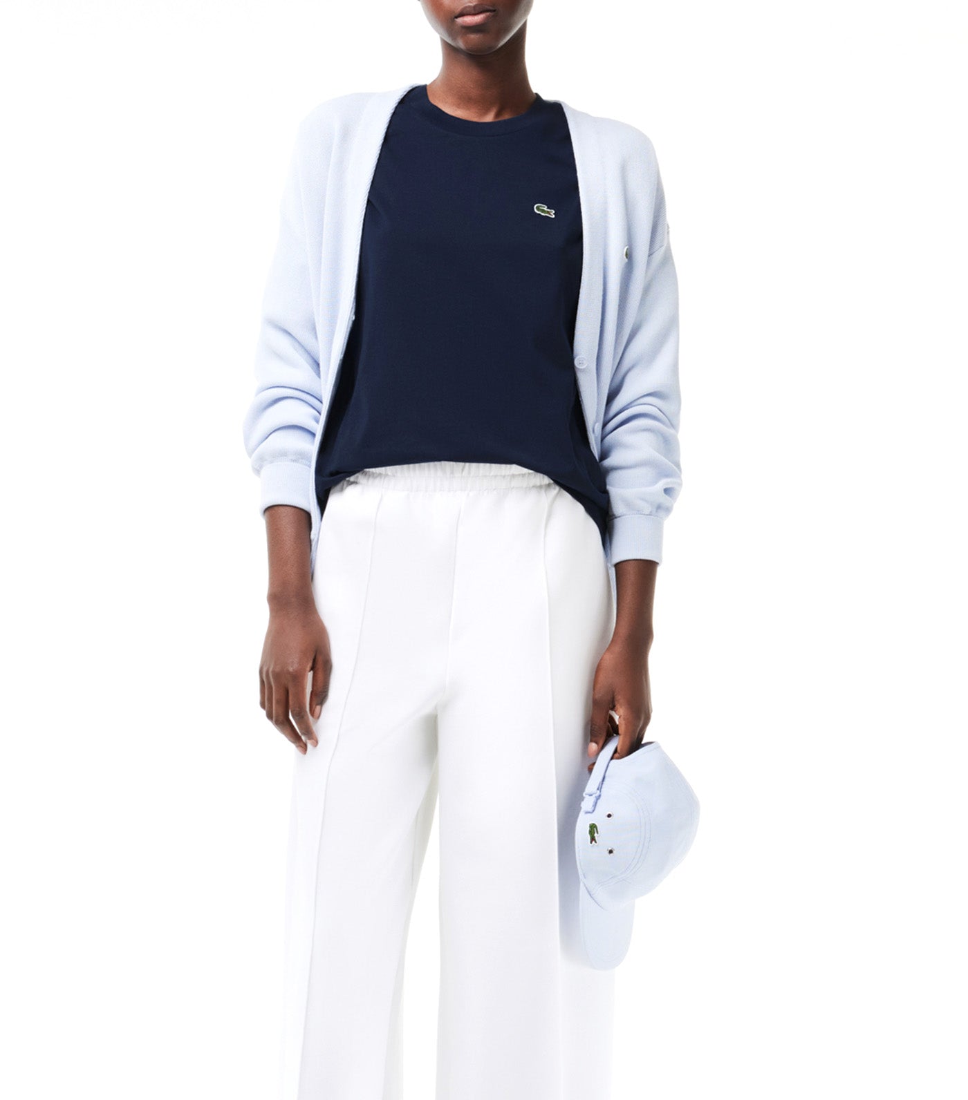 Relaxed Fit Lightweight Cotton Pima Jersey T-Shirt Navy Blue