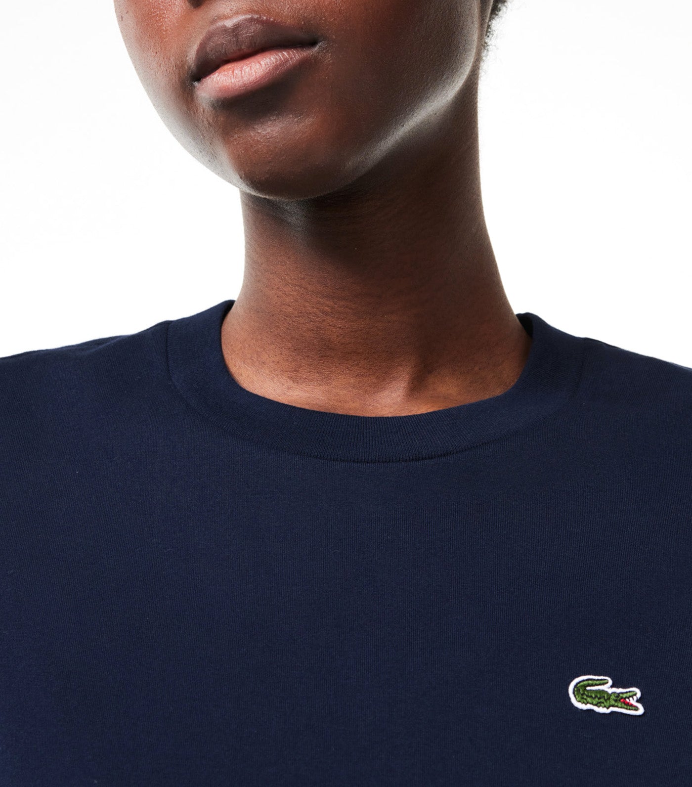 Relaxed Fit Lightweight Cotton Pima Jersey T-Shirt Navy Blue