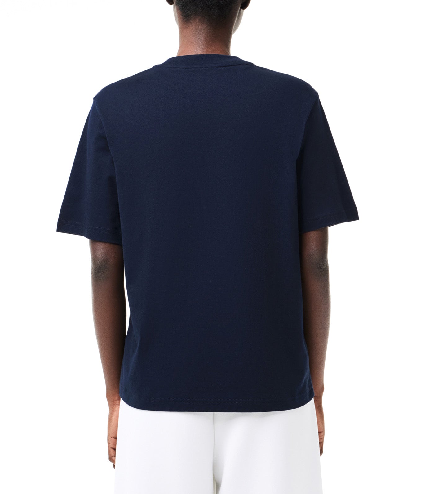 Relaxed Fit Lightweight Cotton Pima Jersey T-Shirt Navy Blue