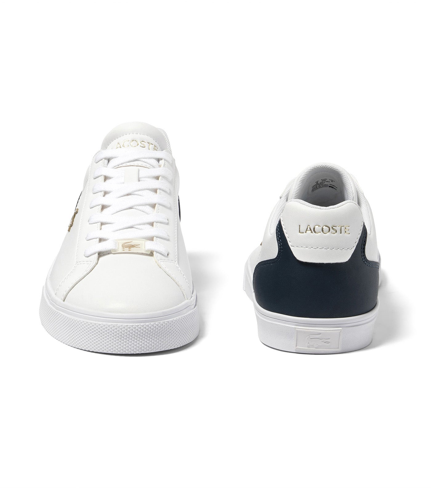 Men's Lacoste Lerond Pro Leather Trainers White/Navy