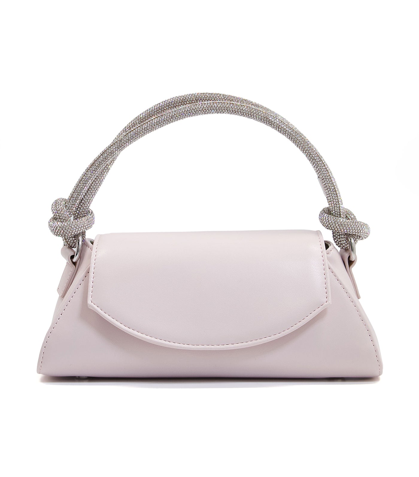 Brynley Twist Trim Handle Bag Ecru-Synthetic