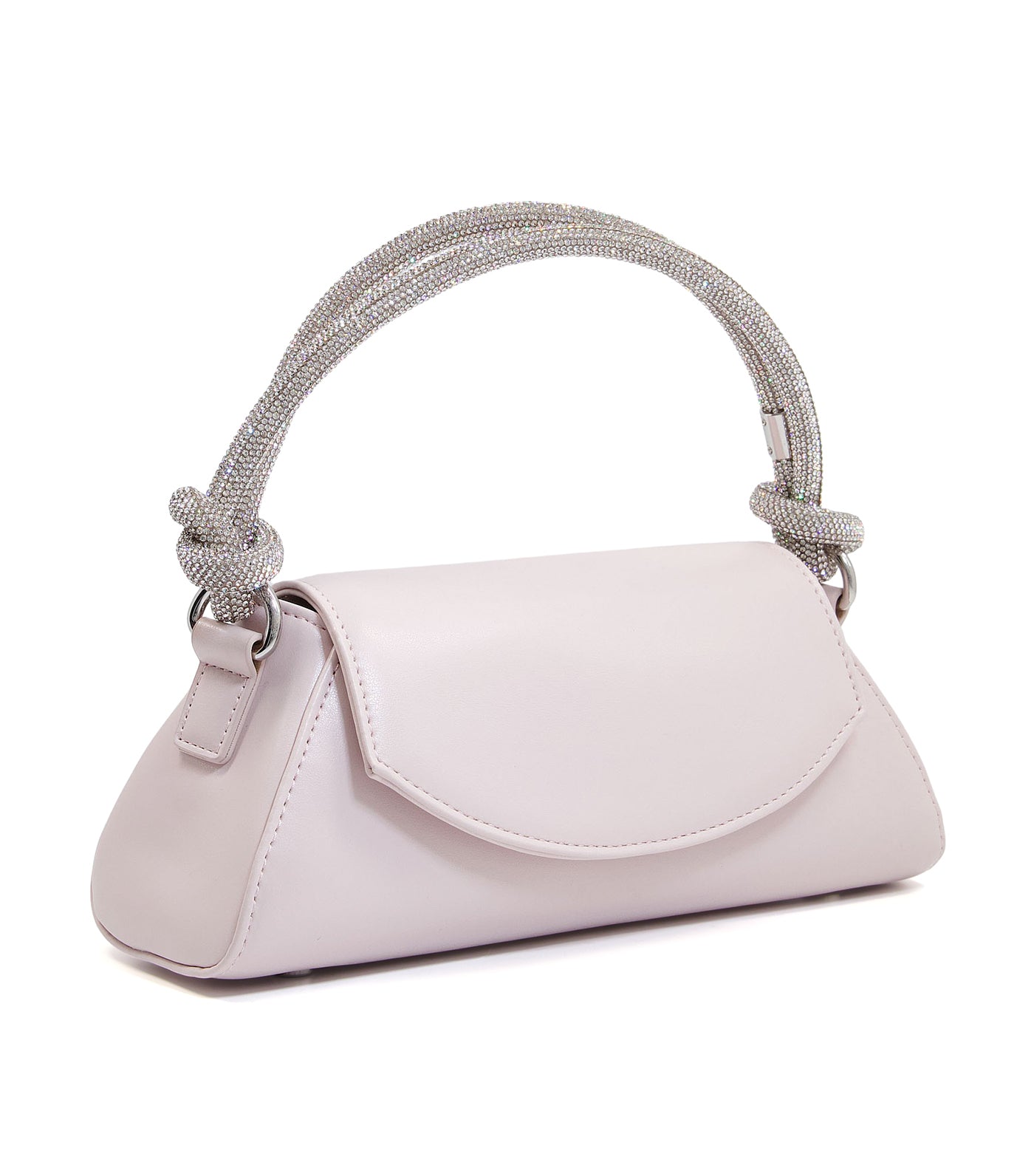 Brynley Twist Trim Handle Bag Ecru-Synthetic