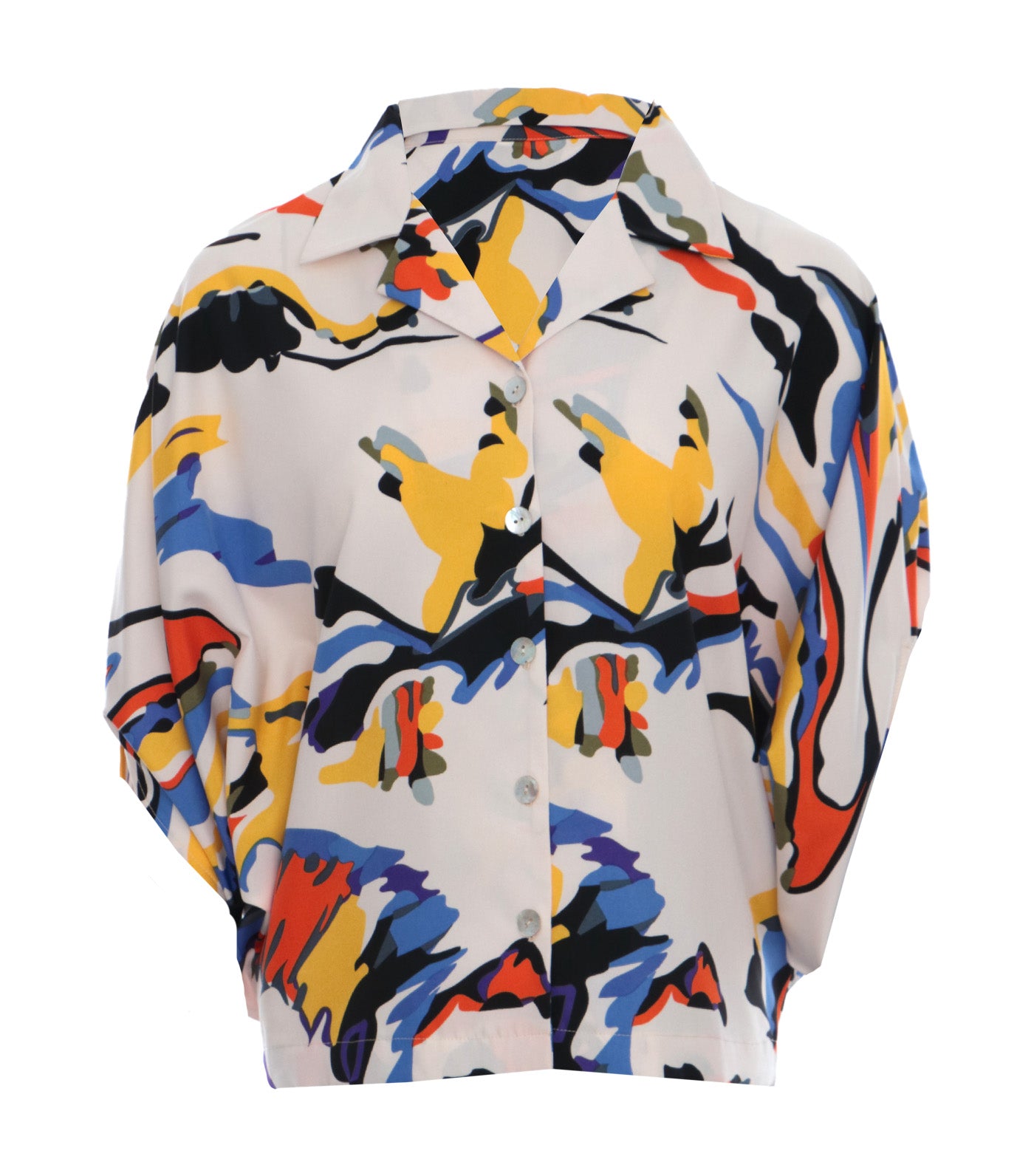 Sassie Collared Blouse Multi