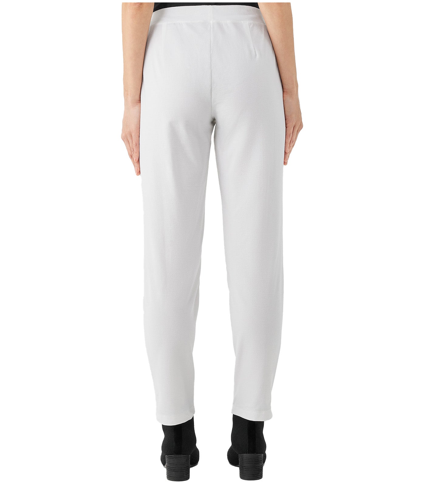 Washable Stretch Crepe Pant White