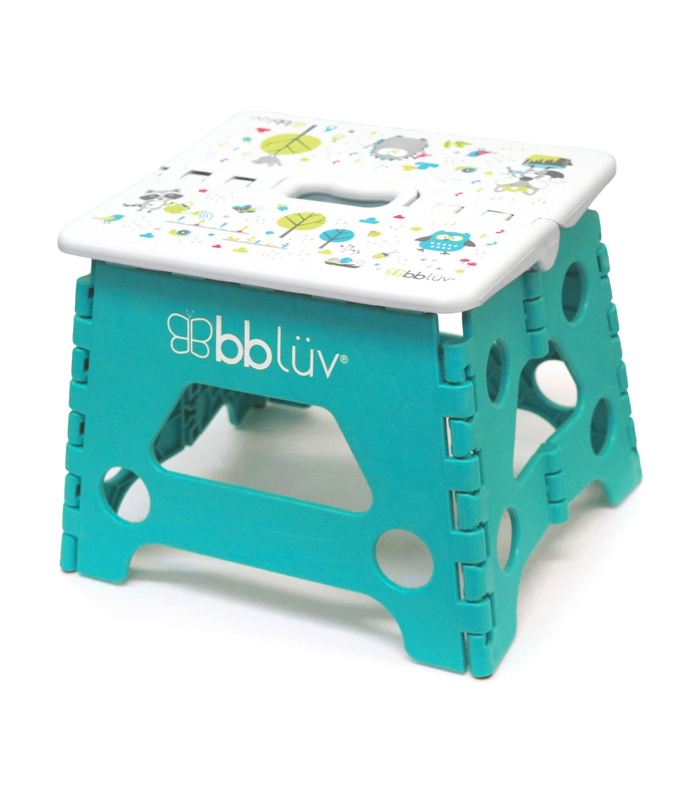 Stëp: Folding Step Stool Aqua