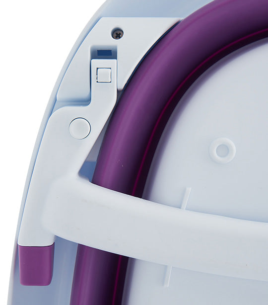 Mega Anti-Mould Folding Bathtub with Bath Net Purple