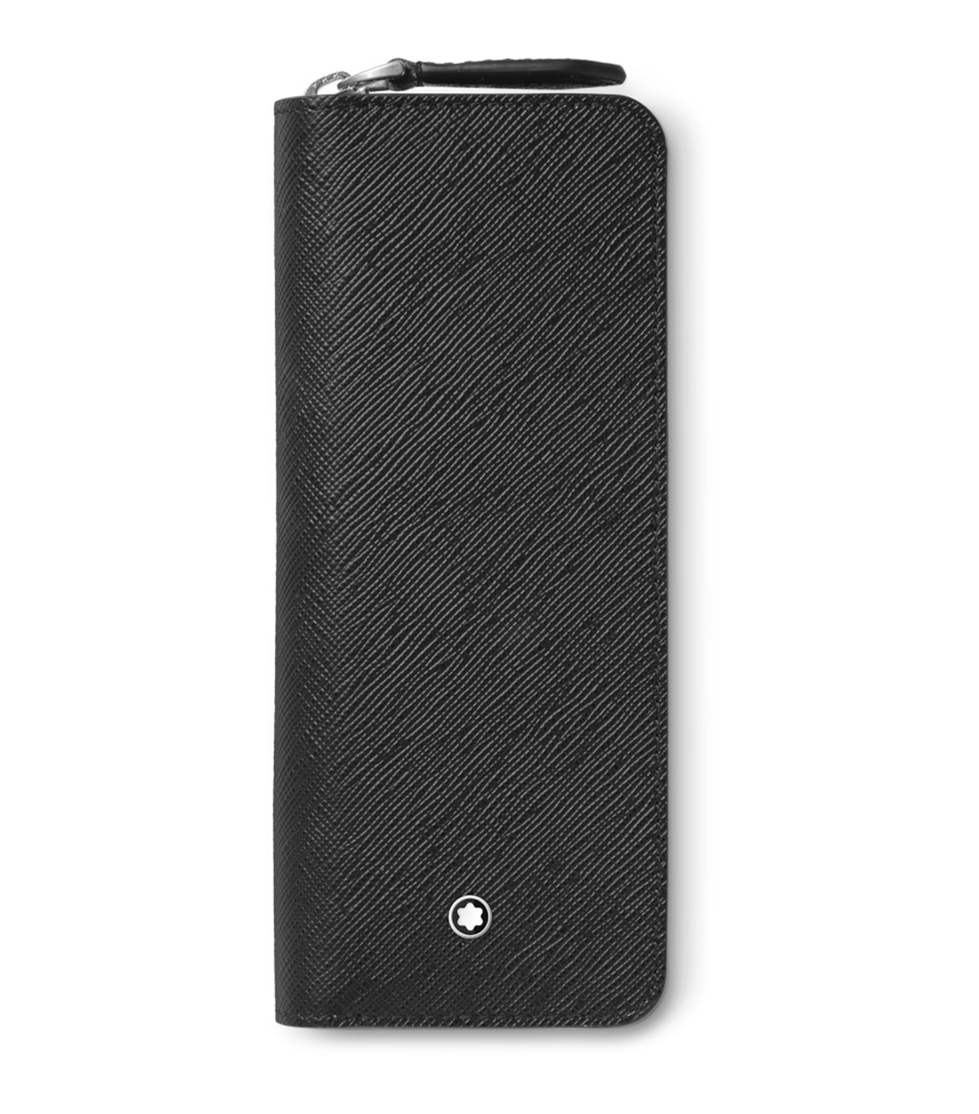 Sartorial 2-Pen Pouch Zip Black