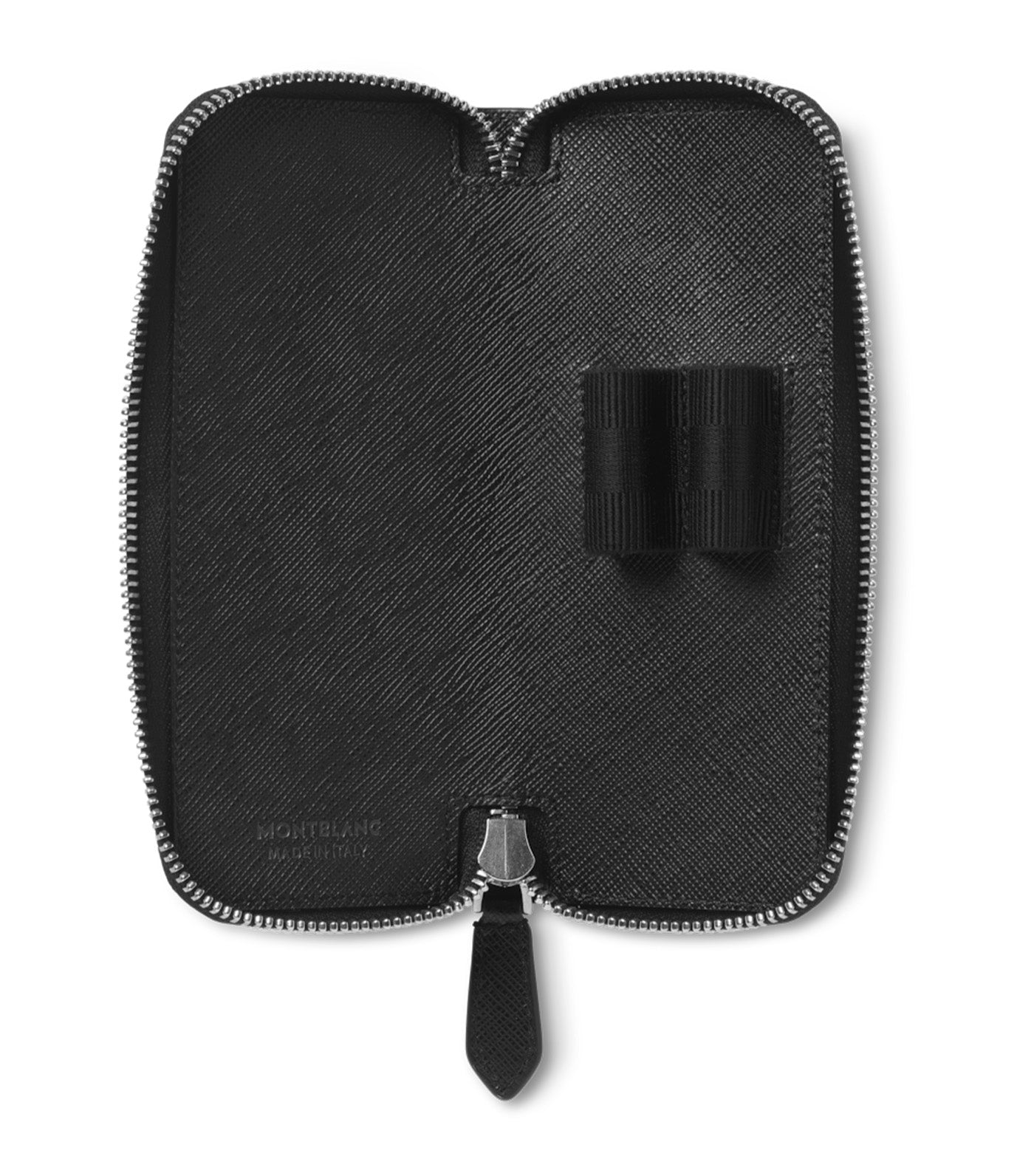 Sartorial 2-Pen Pouch Zip Black