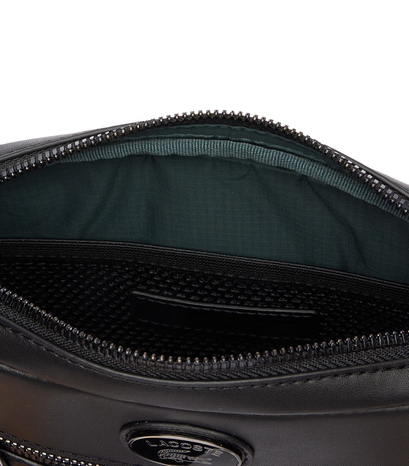 Men's Nomogramme Leather Print Shoulder Bag Noir