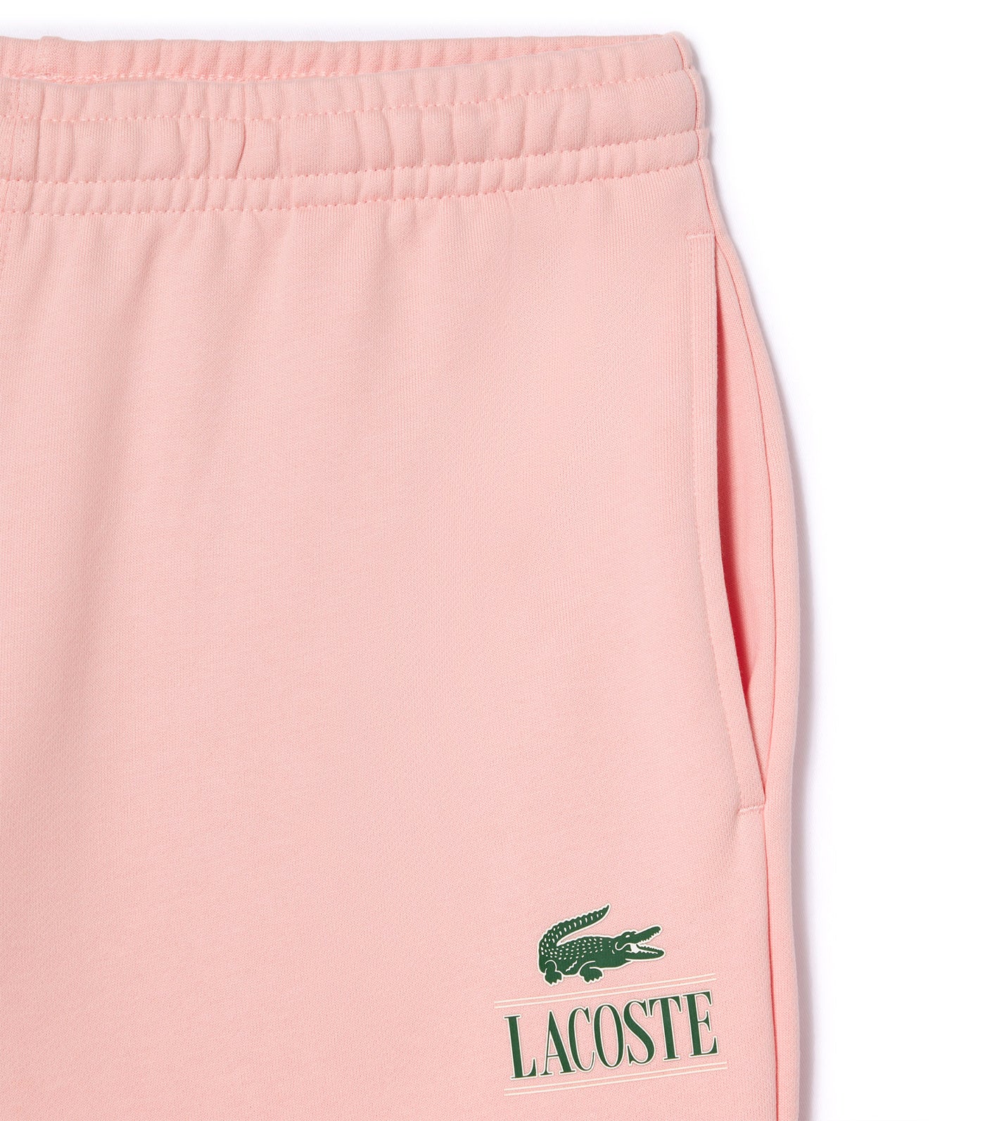 Lacoste Signature Print Jogger Shorts Waterlily