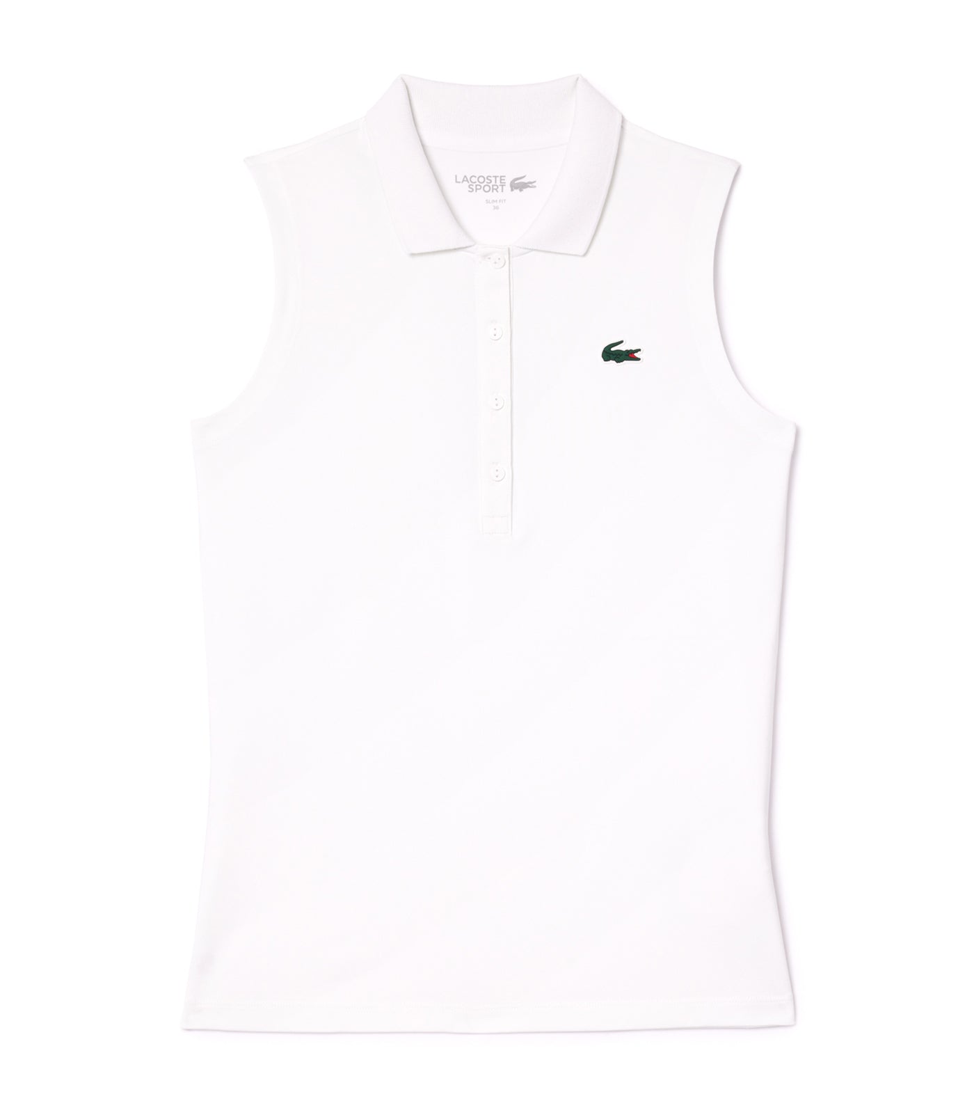Ultra-Dry Slim Fit Anti-UV Stretch Golf Polo Shirt White
