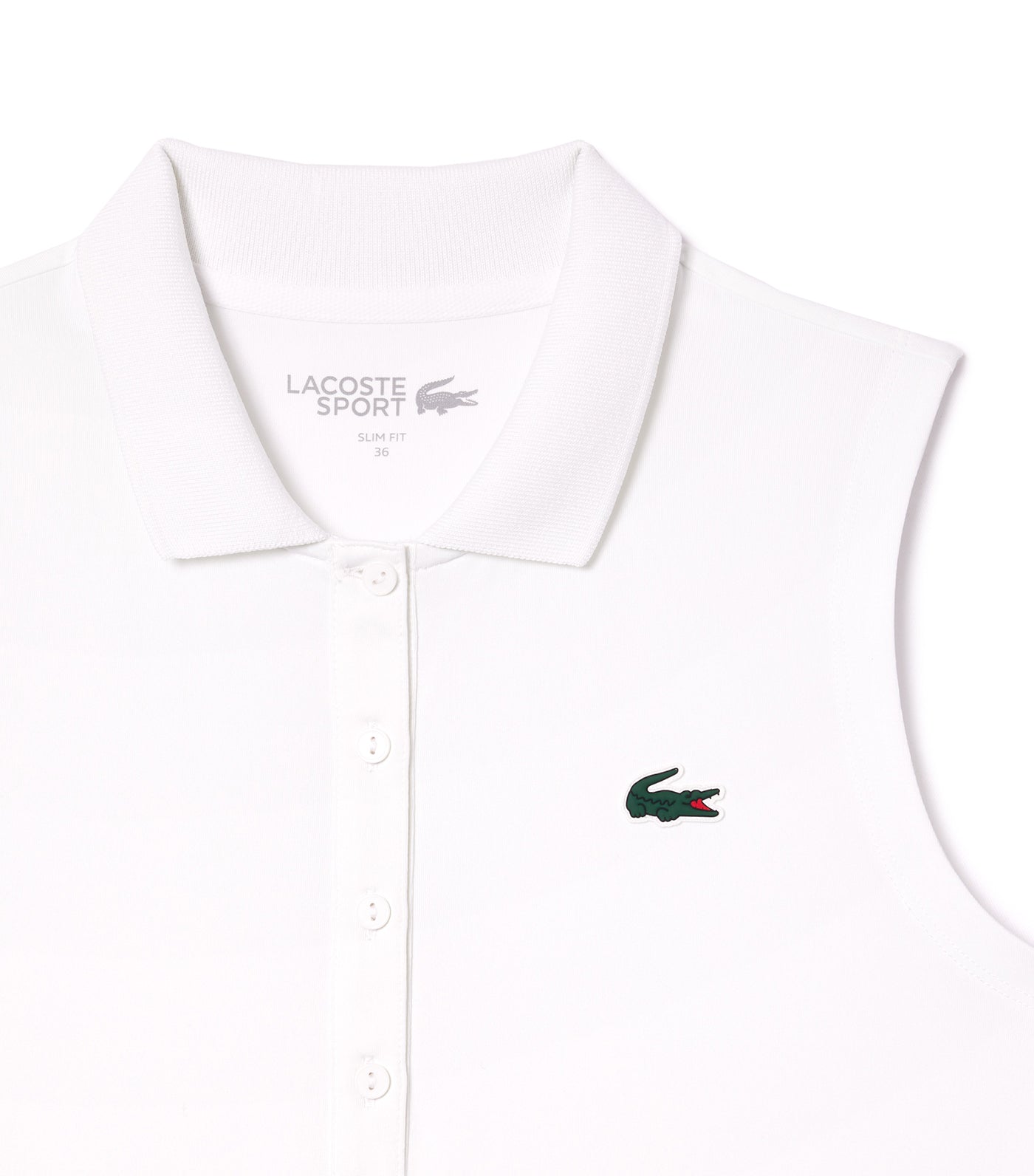 Ultra-Dry Slim Fit Anti-UV Stretch Golf Polo Shirt White