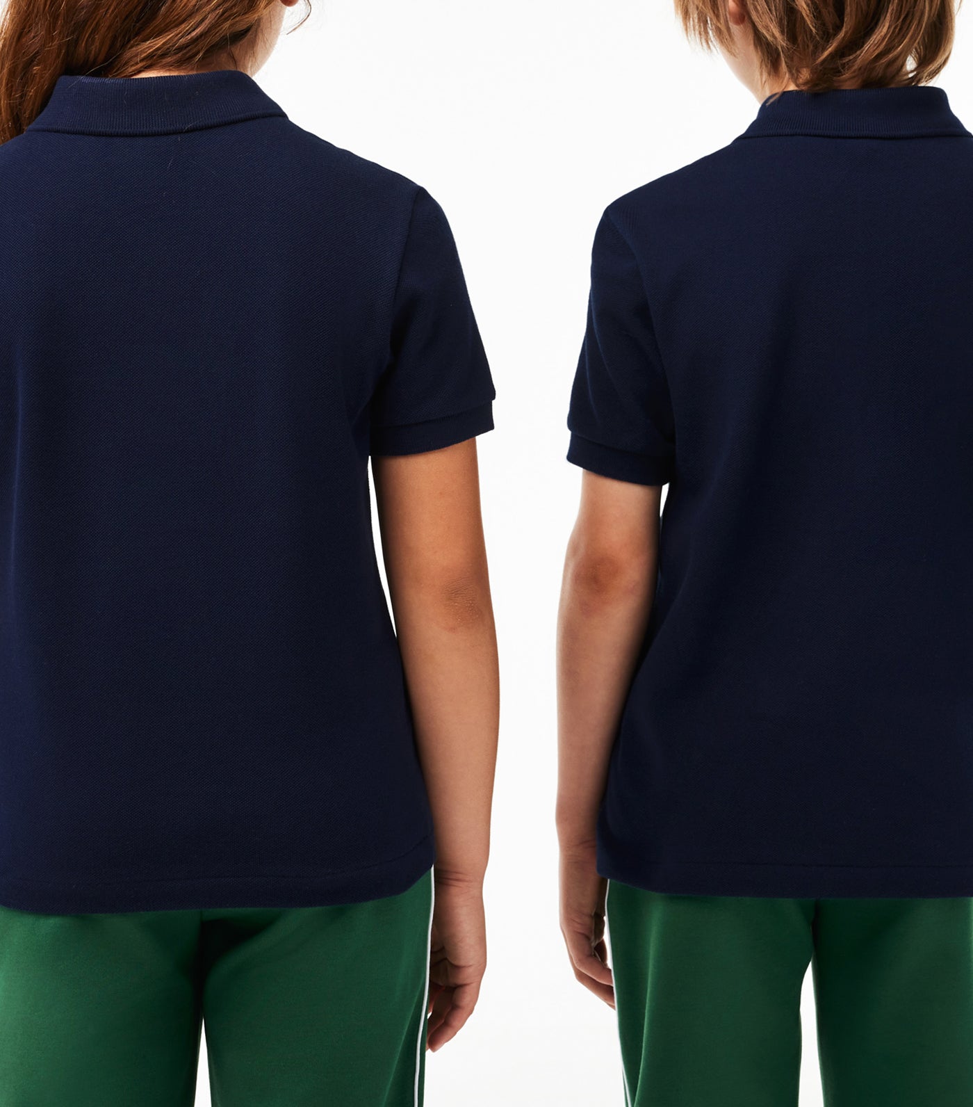 Kids' Lacoste Petit Piqué Polo Shirt Navy Blue