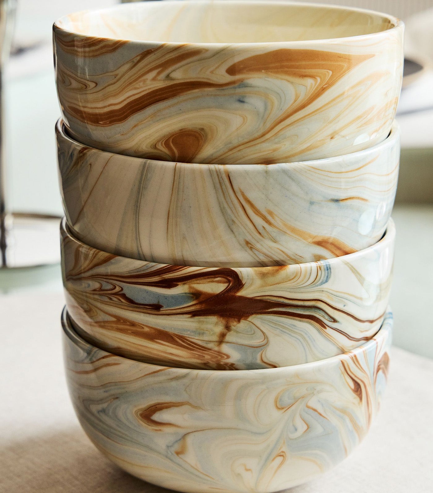 Marble Swirl Cereal Bowls