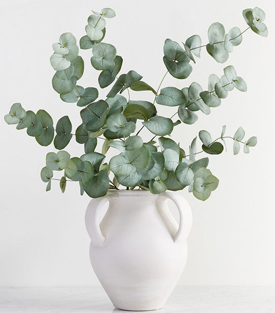 Faux Baby Blue Eucalyptus Branch