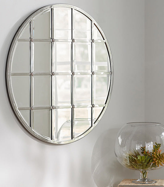 Eagan Multipanel Round Wall Mirror 44