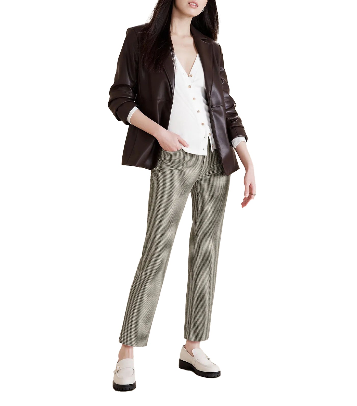 Sloan Slim Pant Brown