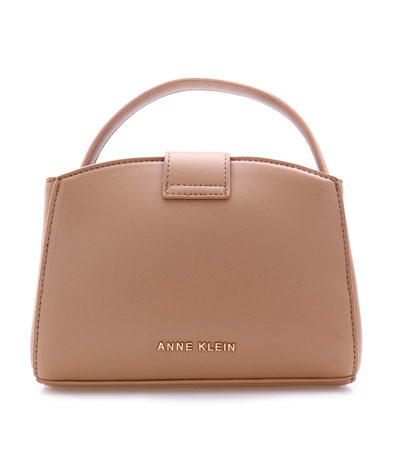 Mini Top Handle with Enamel Turn Lock Latte