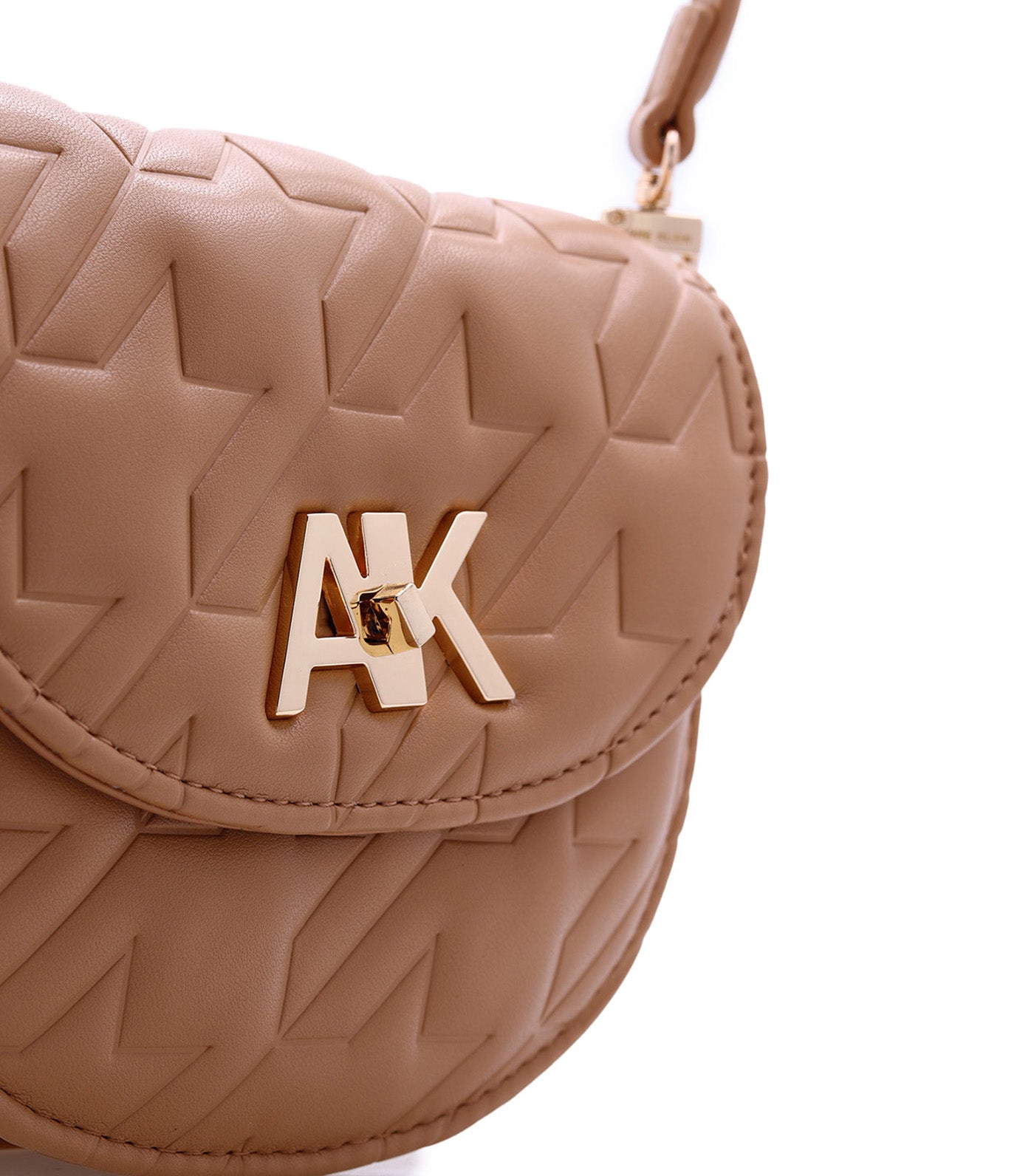 Mini Convertible Shoulder Bag Turn Lock Latte