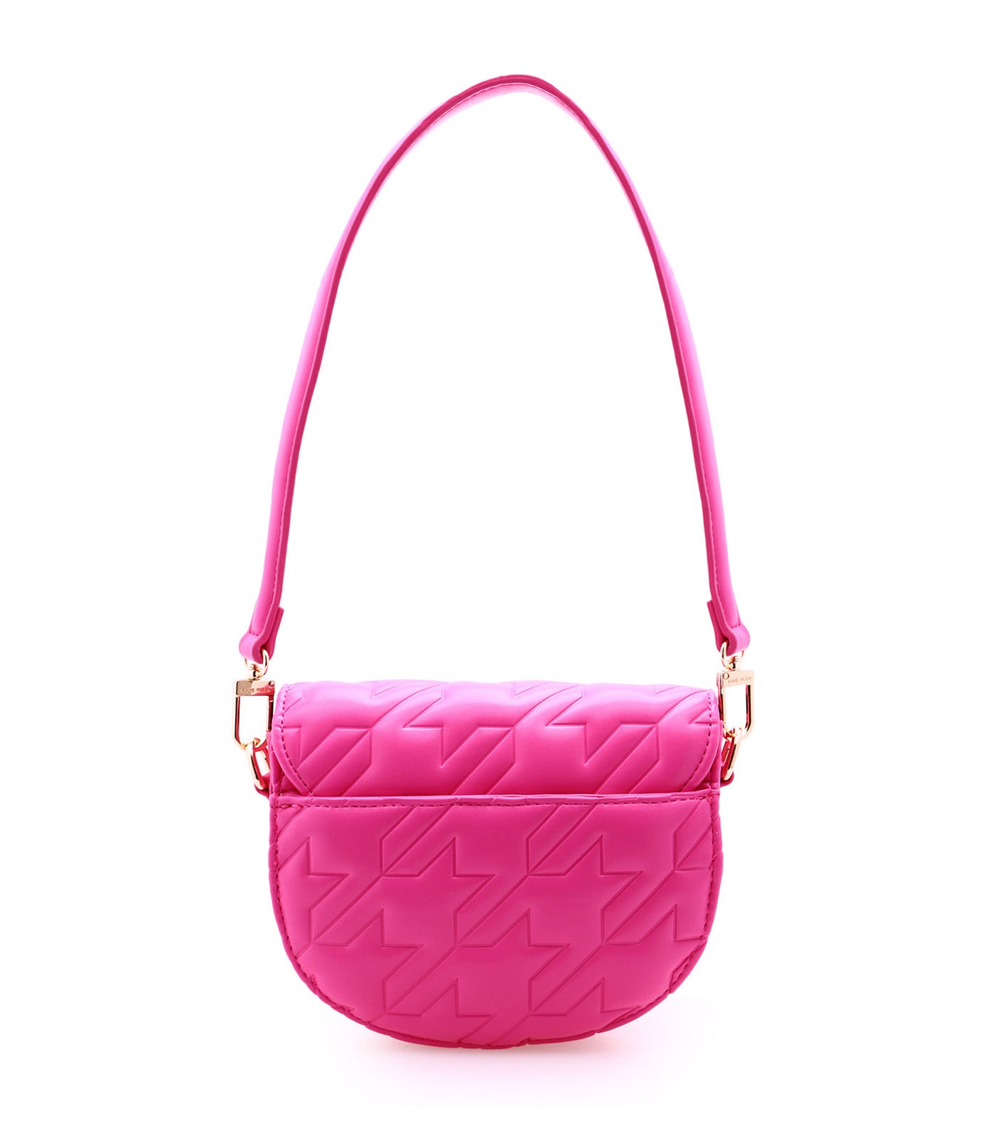 Mini Convertible Shoulder Bag Turn Lock Flash Pink