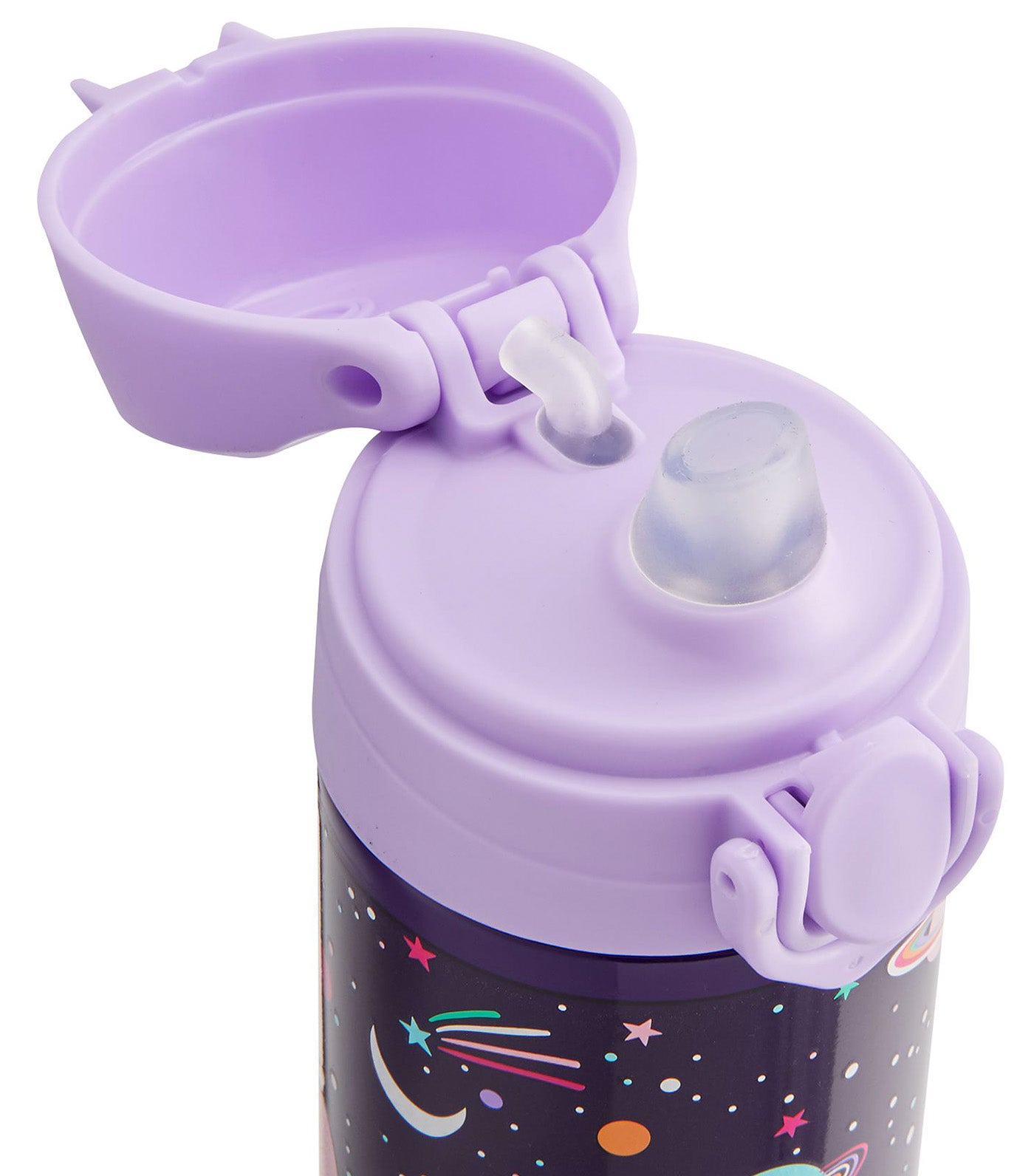Mackenzie Rainbow Heart Galaxy Glow-in-the-Dark Water Bottles