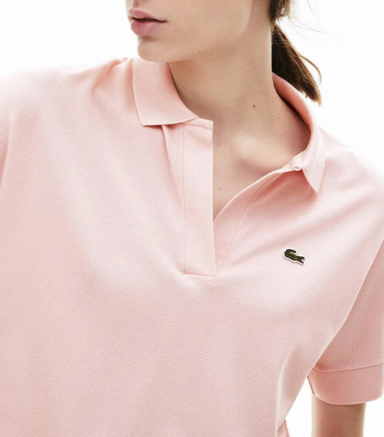 Women's Lacoste Flowy Piqué Polo Shirt Nidus