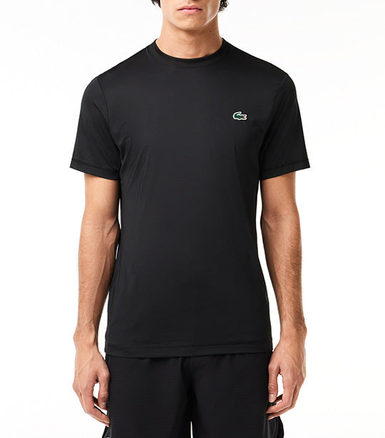 Men’s Lacoste Sport Slim Fit Stretch Jersey T-shirt Black