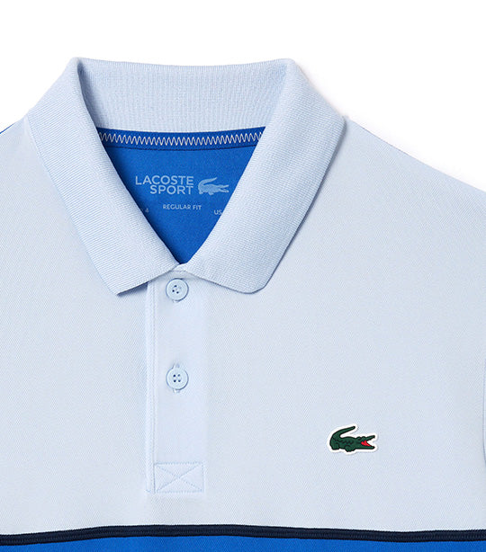 Ultra-Dry Piqué Tennis Polo Shirt Ladigue/Phoenix Blue