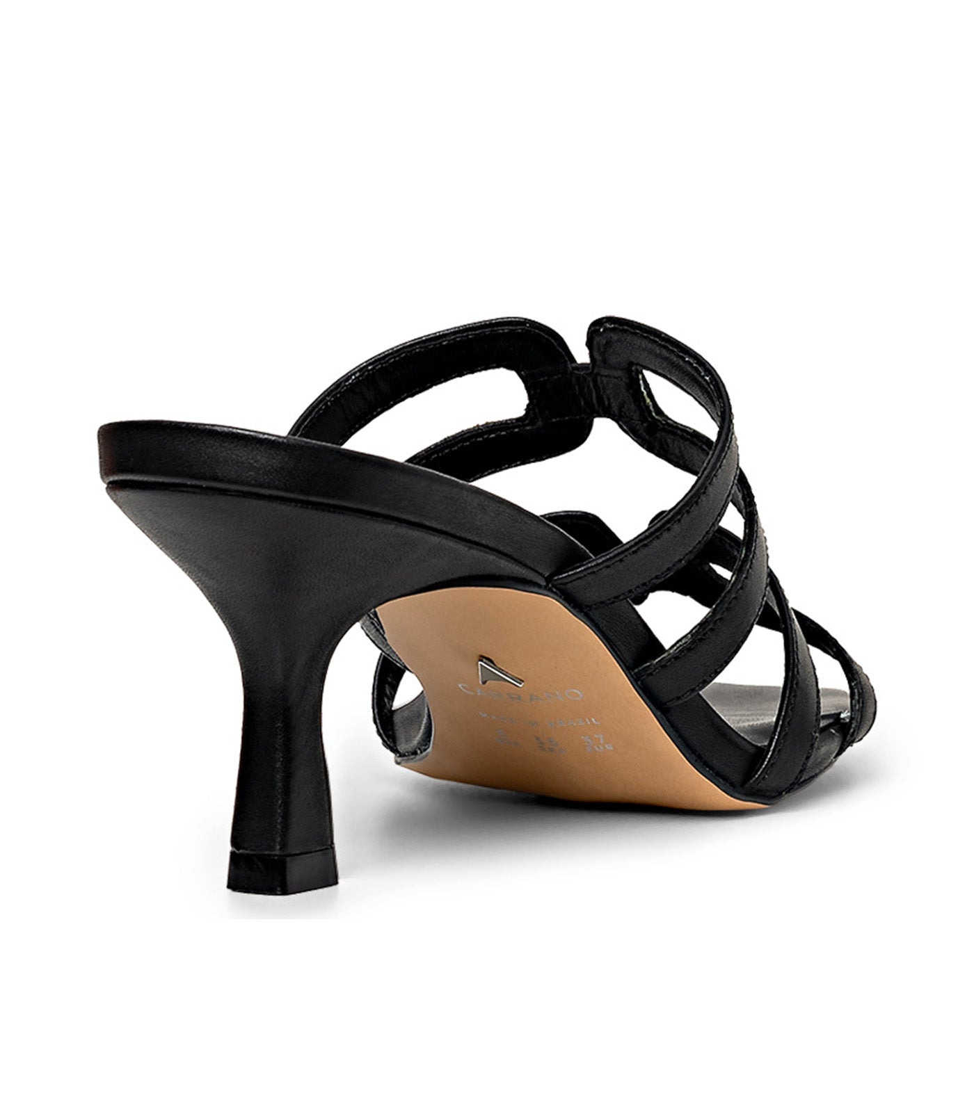 Carrano Heeled Sandals Black