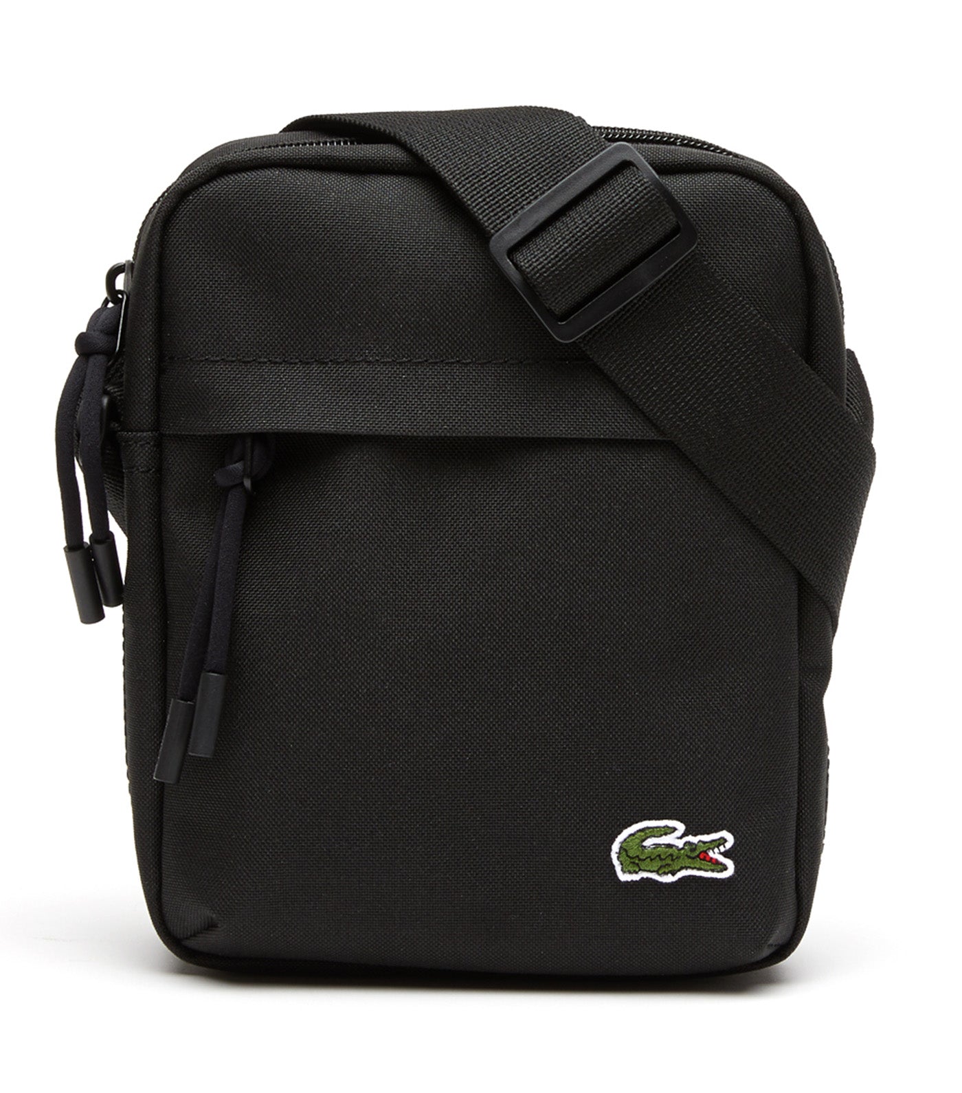 Unisex Lacoste Zip Crossover Bag Noir