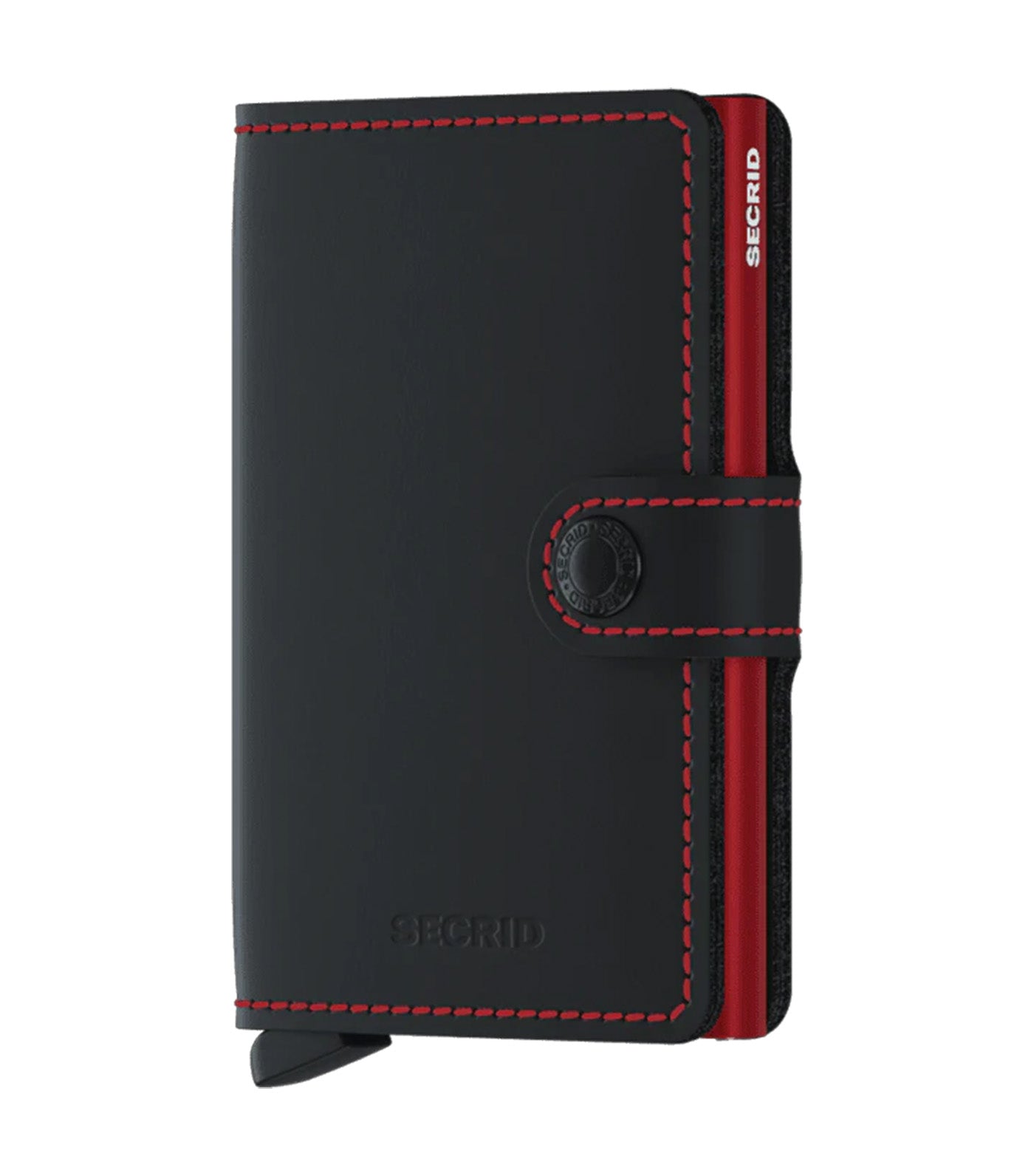 Mini Wallet Matte Black/Red