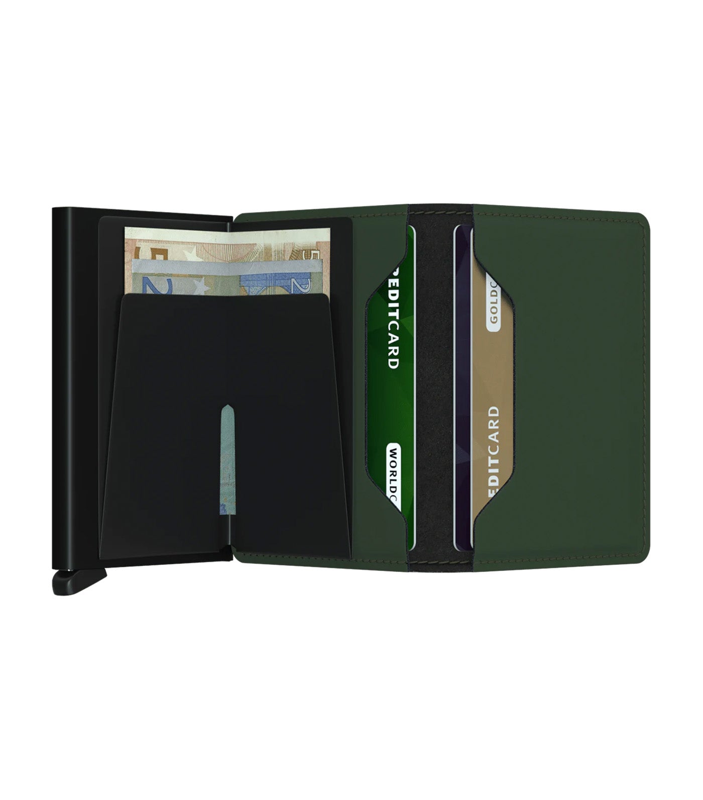 Slim Wallet Matte Green/Black