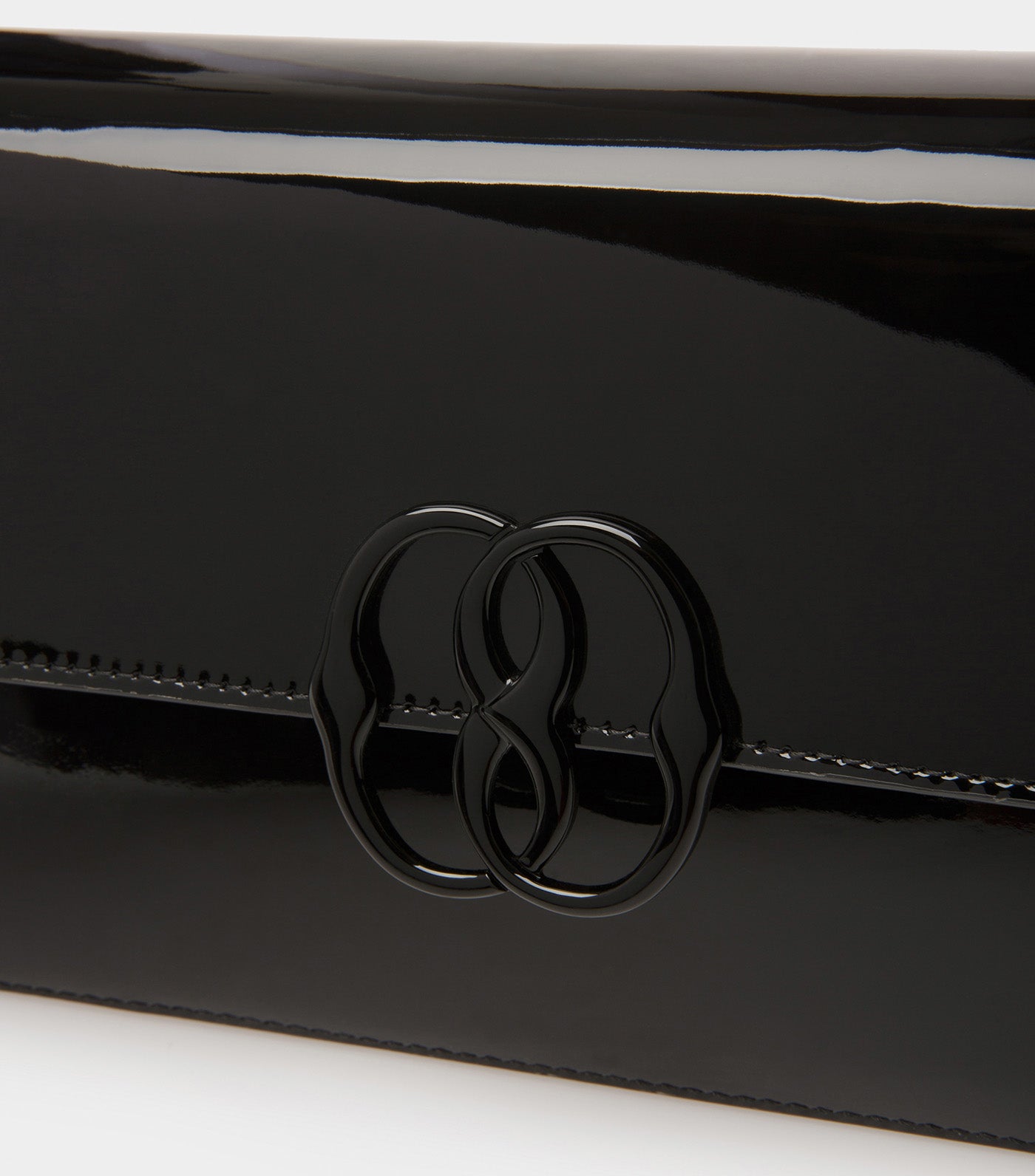 Emblem Folio Shoulder Bag Black