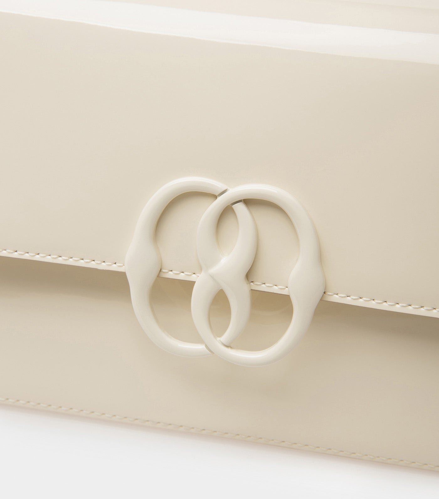 Emblem Folio Shoulder Bag Bone
