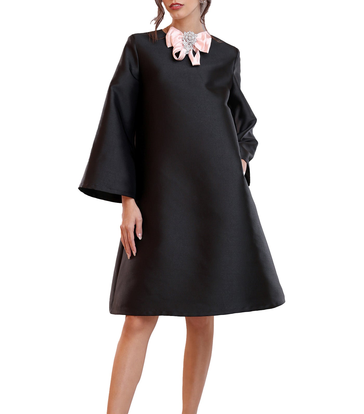 Noelle Dress with Ribbon