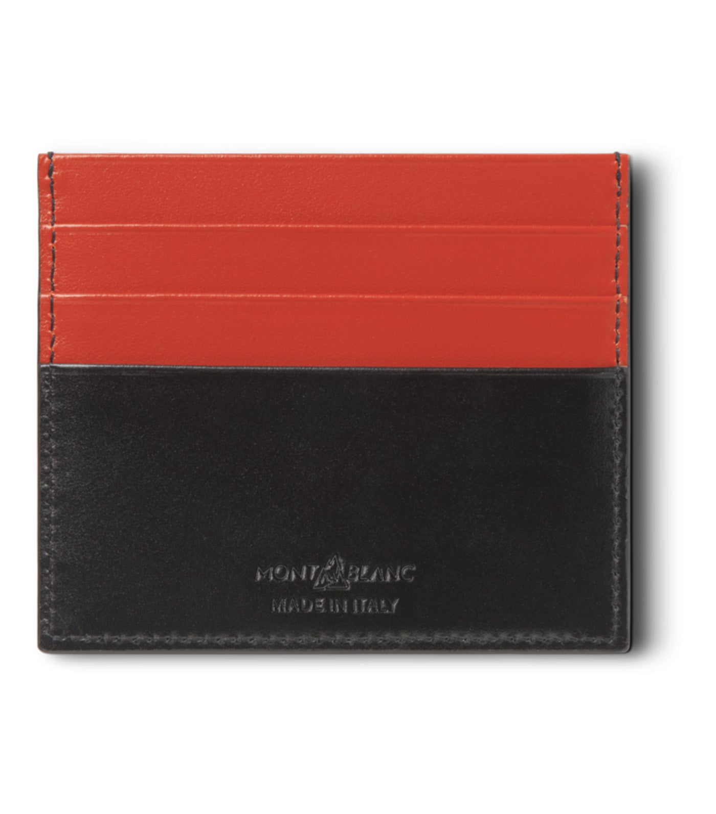 Meisterstück Card Holder 6cc Black/Red