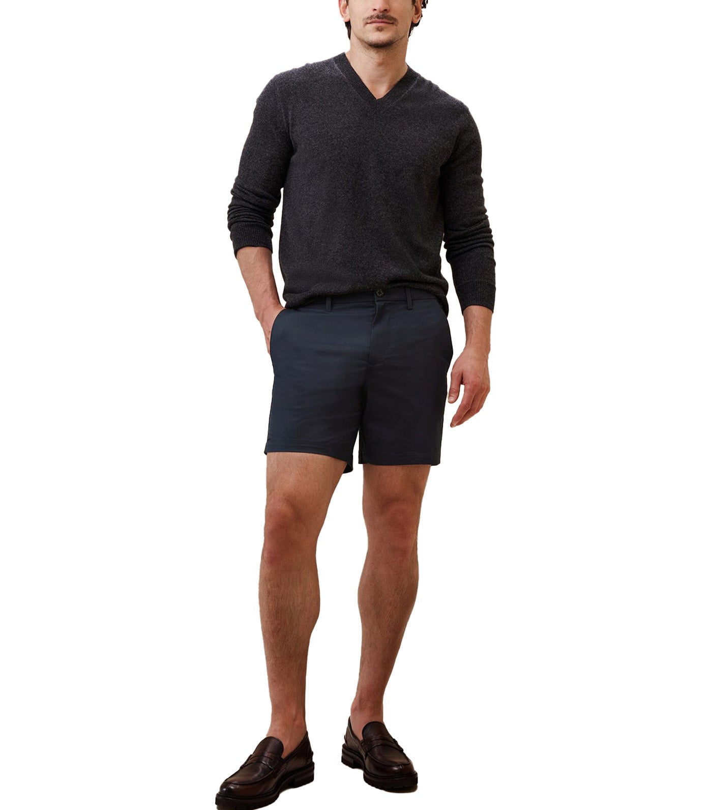 7in Core Temp Short Navy Blue