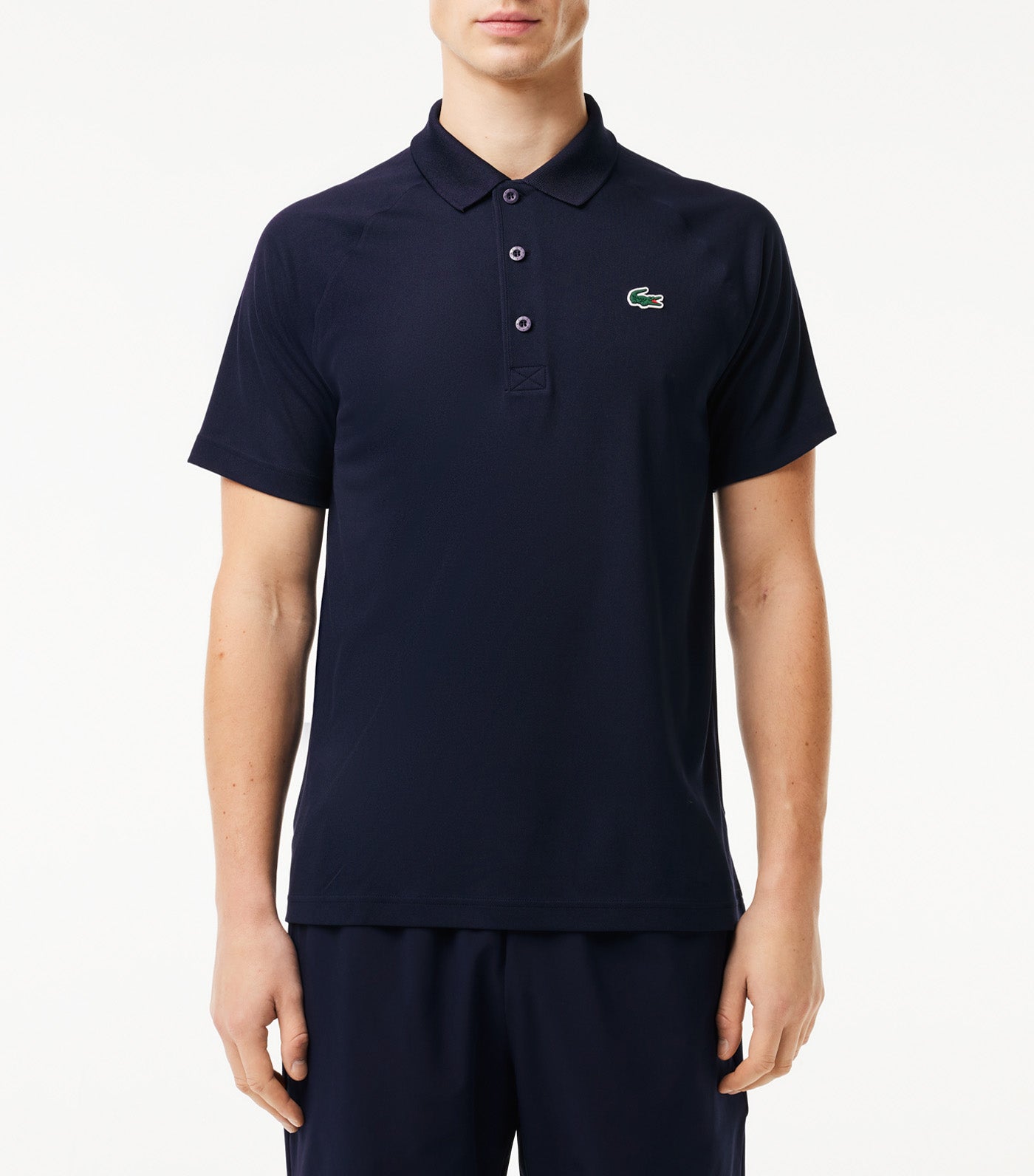 Men's Sport Abrasion-Resistant Interlock Polo Navy Blue