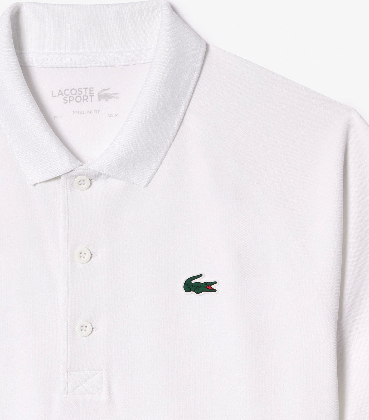 Men'S Sport Abrasion-Resistant Interlock Polo White