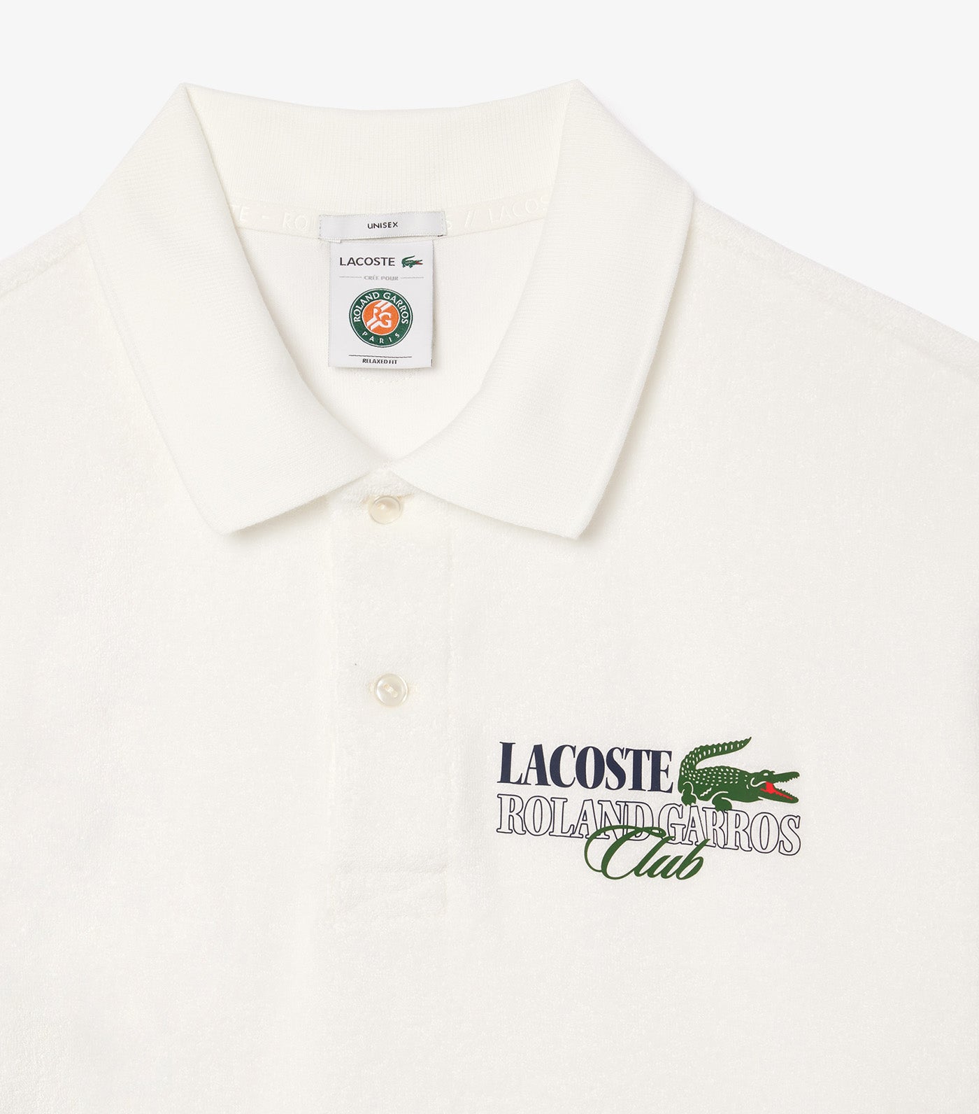 Roland Garros Edition Terry Polo Shirt Flour