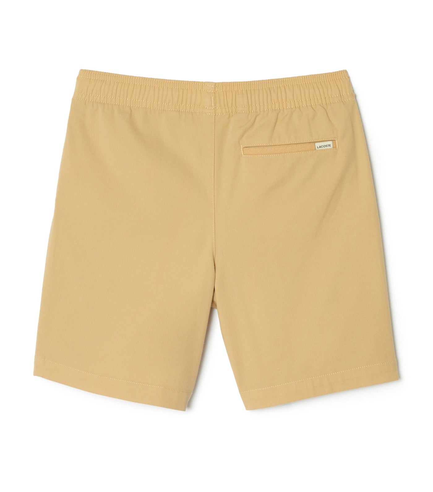 Boy's Lacoste Lightweight Cotton Gabardine Bermuda Shorts Croissant
