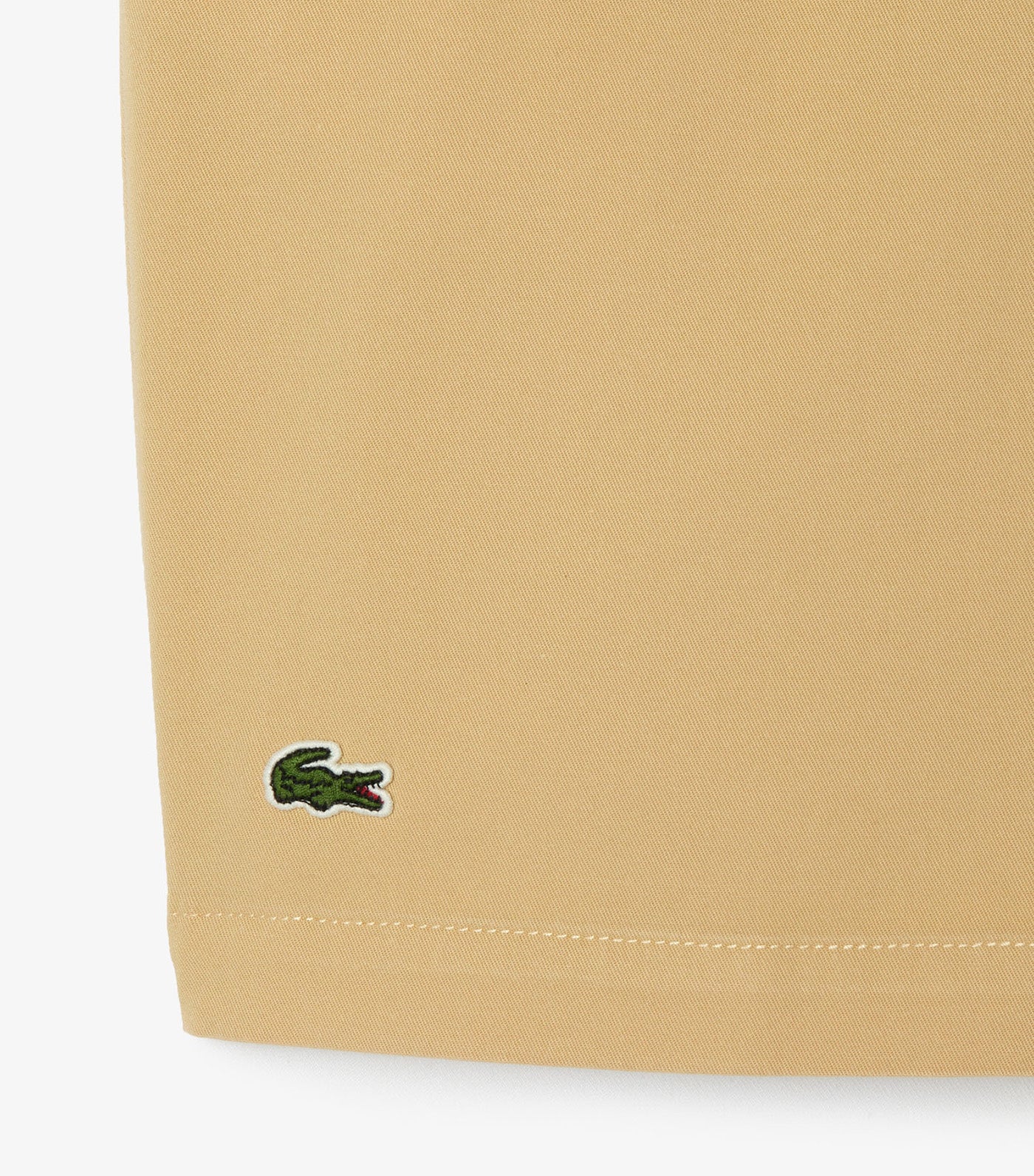 Boy's Lacoste Lightweight Cotton Gabardine Bermuda Shorts Croissant