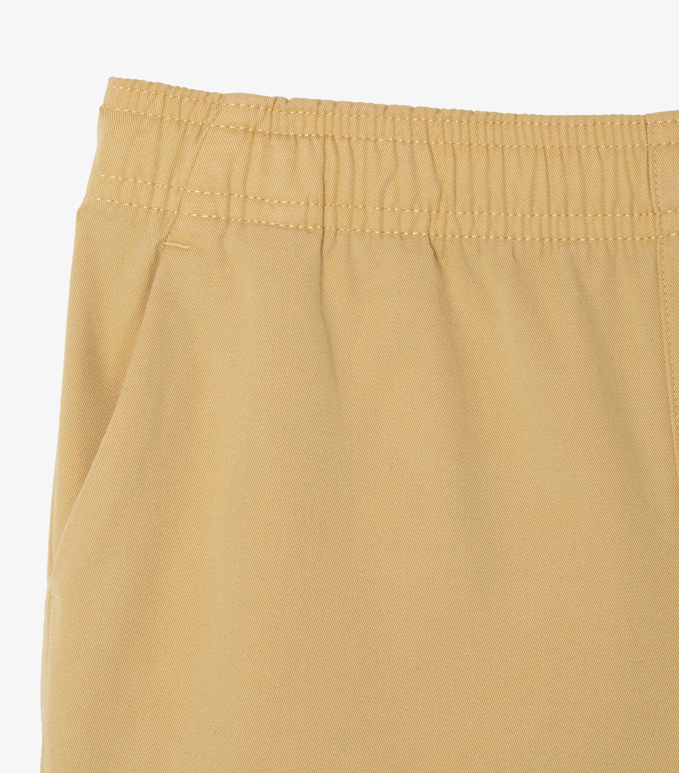 Boy's Lacoste Lightweight Cotton Gabardine Bermuda Shorts Croissant