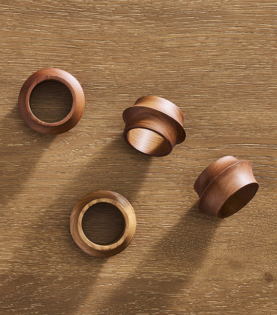 Tira Wood Napkin Rings